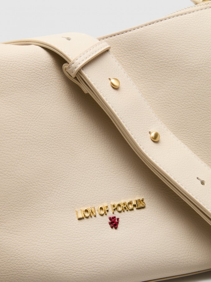 Shoulder Bags Woman Beige Lion Of Porches