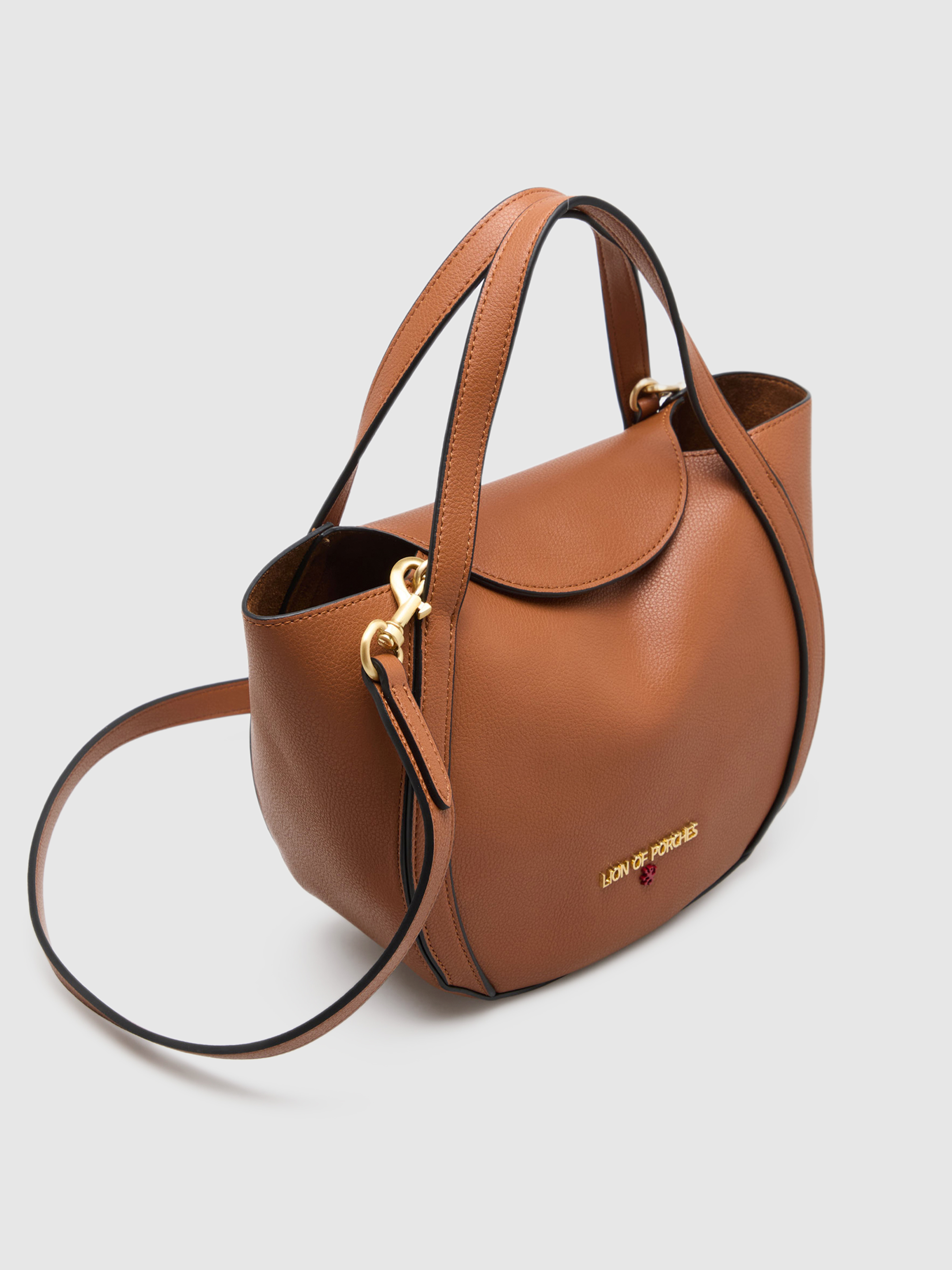 Bolsos de Hombro Mujer Camello Lion Of Porches