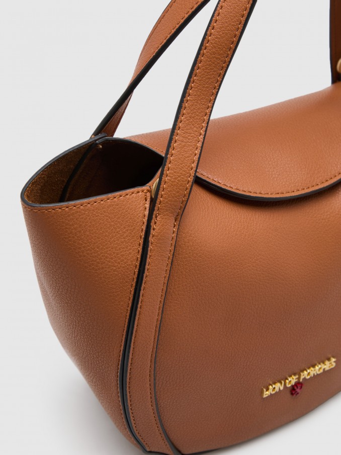 Bolsos de Hombro Mujer Camello Lion Of Porches