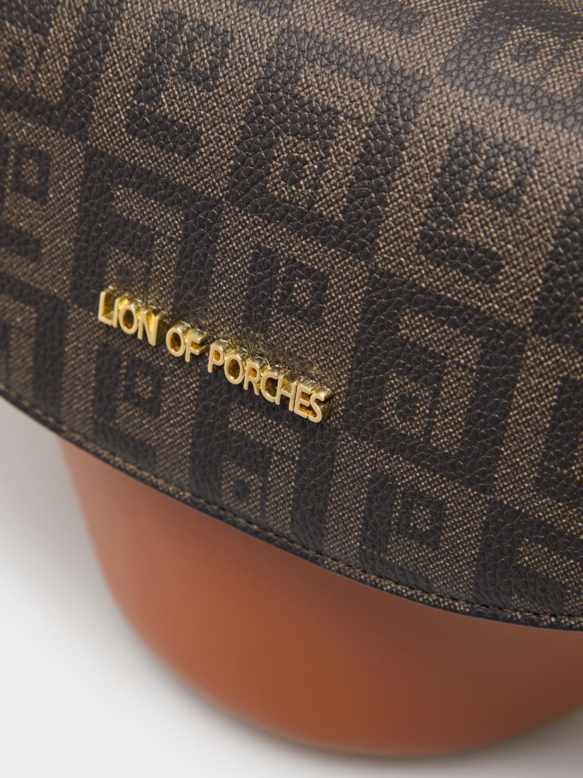 Handbag Woman Camel Lion Of Porches