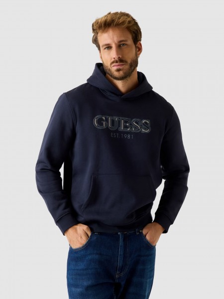 Jersey Hombre Azul Marino Guess