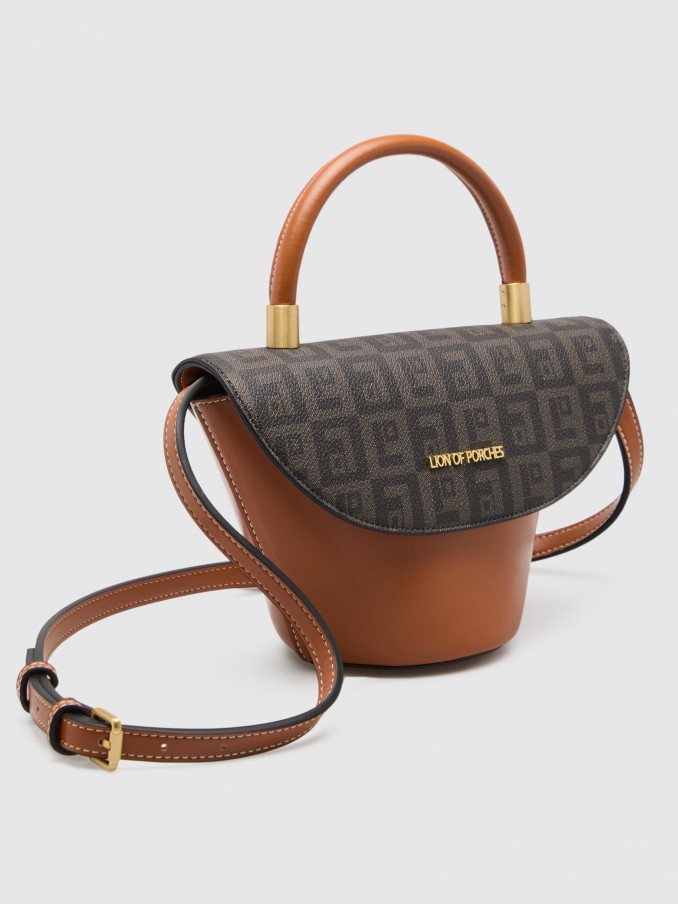 Bolso Mujer Camello Lion Of Porches