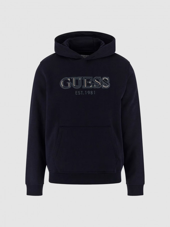 Jersey Hombre Azul Marino Guess