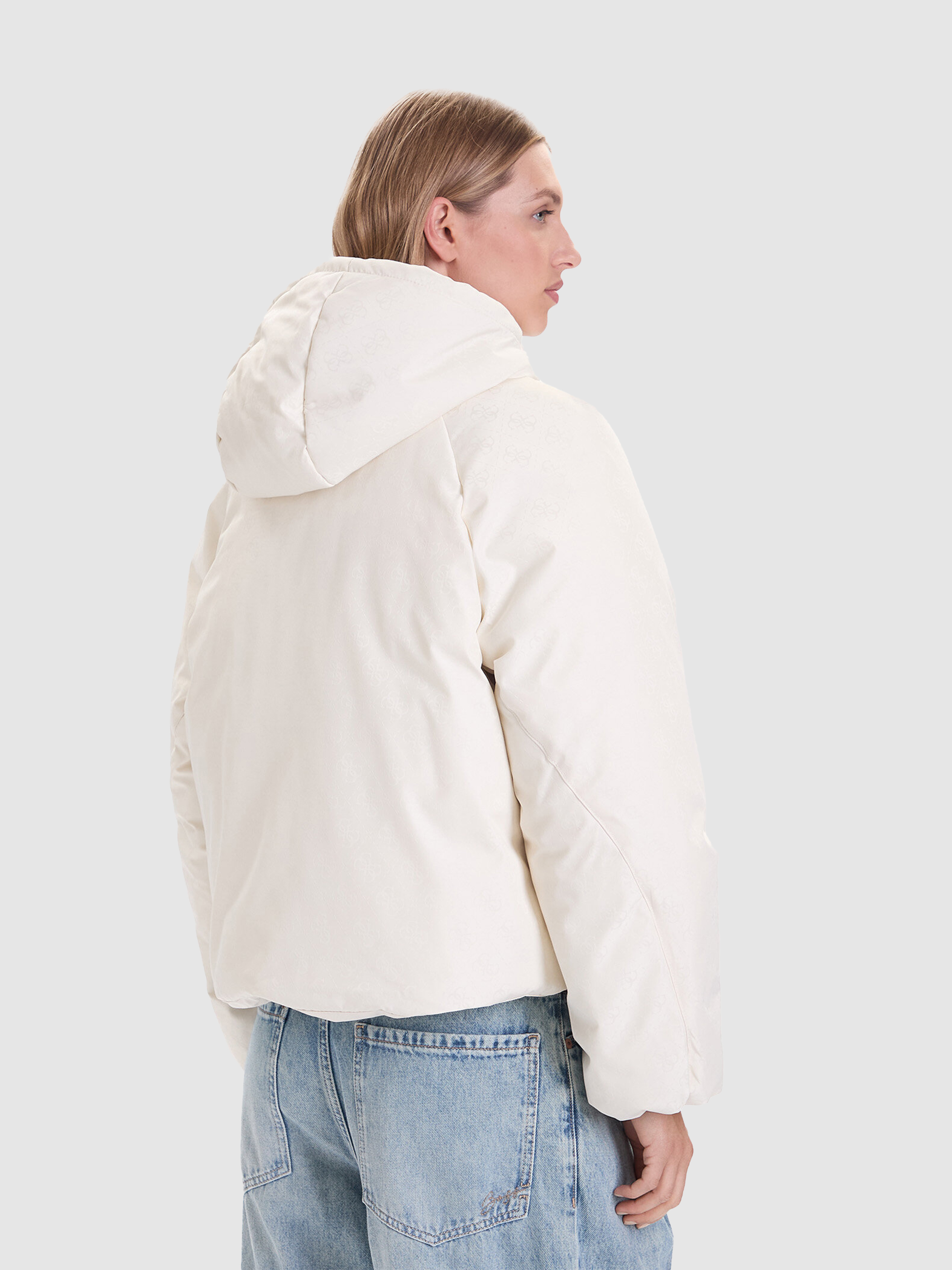 Chaqueta Mujer Crema Guess Underwear