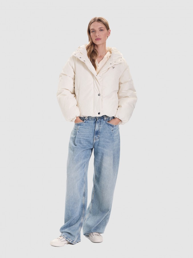 Chaqueta Mujer Crema Guess Underwear