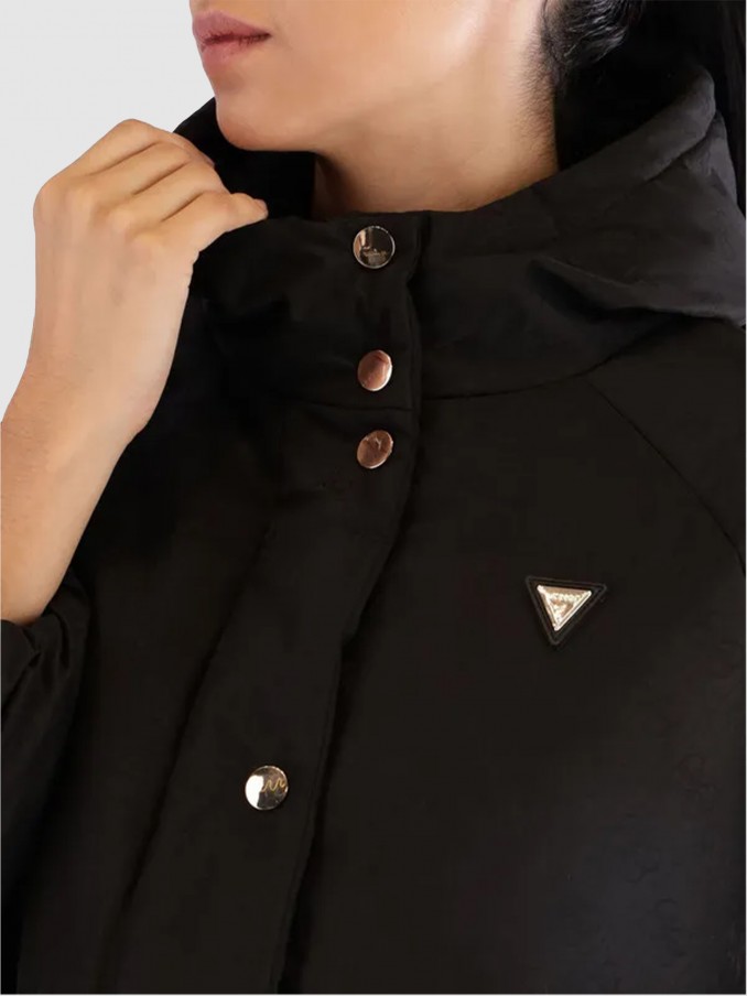 Chaqueta Mujer Negro Guess Underwear