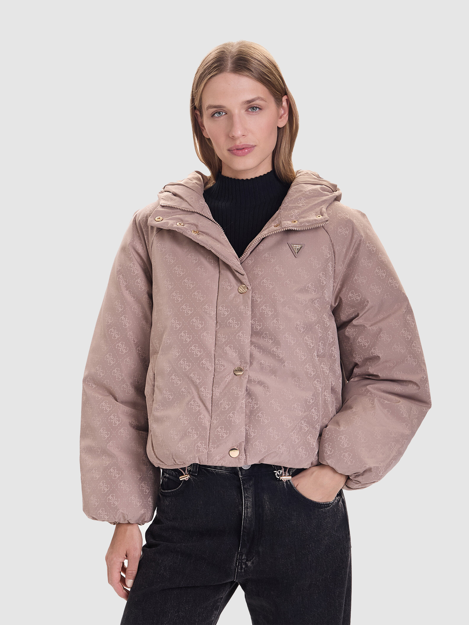 Chaqueta Mujer Beige Guess Underwear