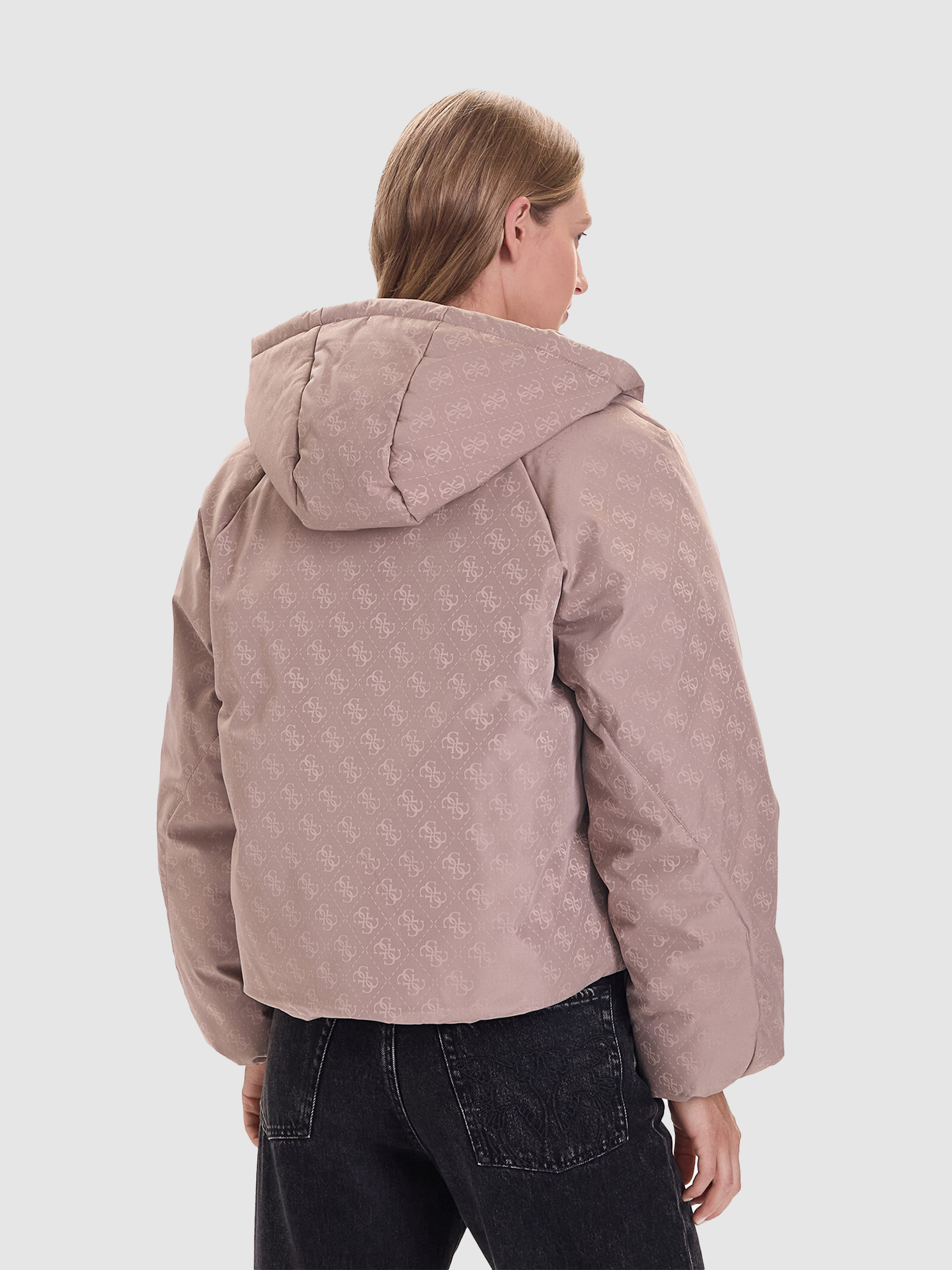 Chaqueta Mujer Beige Guess Underwear