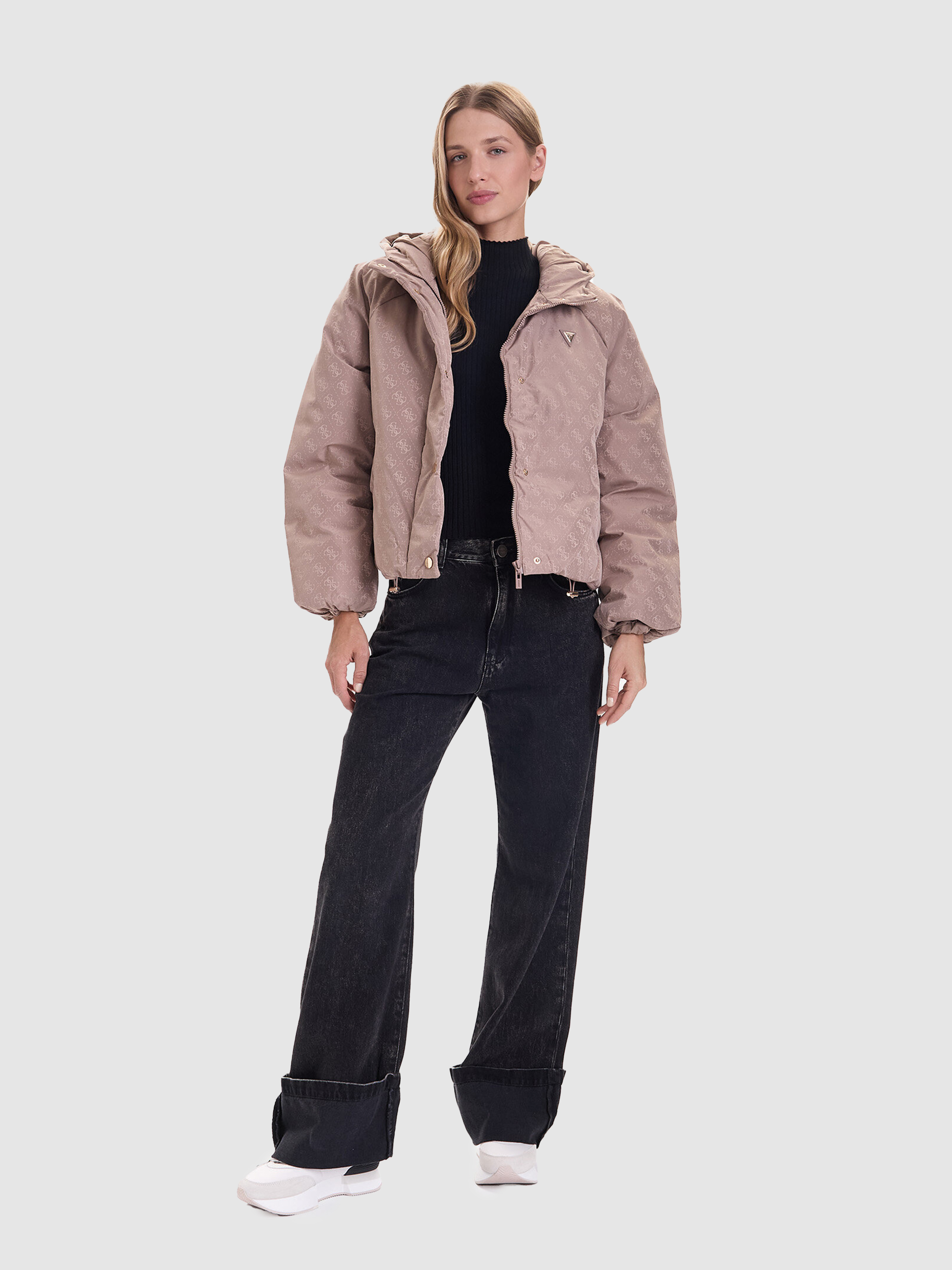 Chaqueta Mujer Beige Guess Underwear