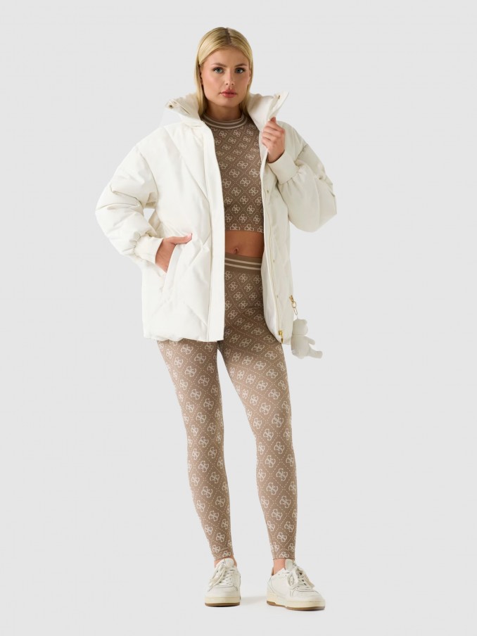 Chaqueta Mujer Blanco Guess Underwear