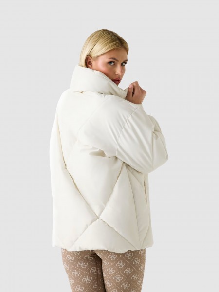 Chaqueta Mujer Blanco Guess Underwear Chaqueta Mujer Blanco Guess Underwear