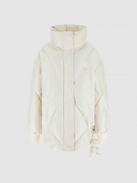 Jacket Woman White Guess Underwear