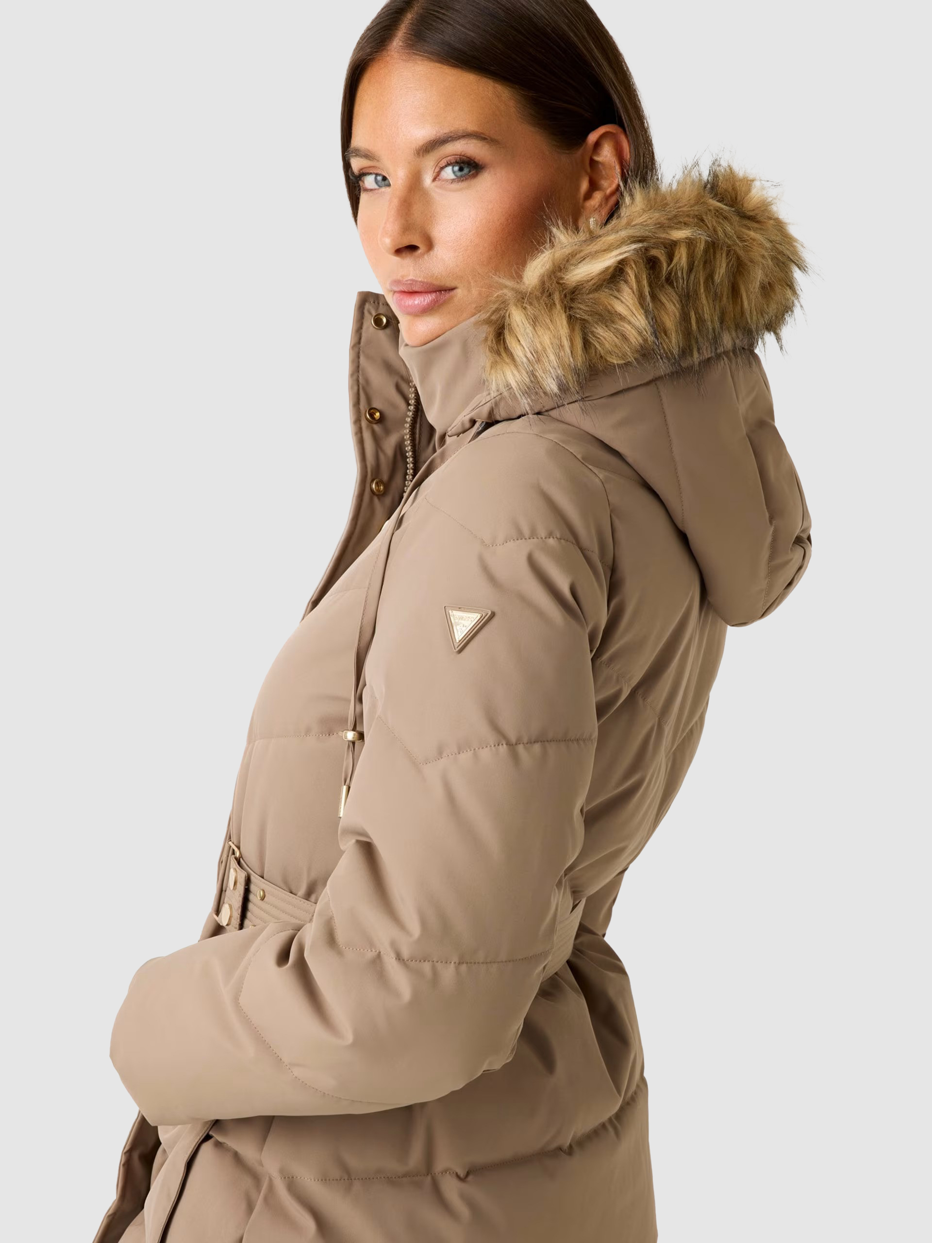 Chaqueta Mujer Crema Guess