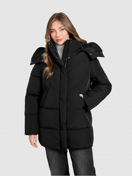 Jacket Woman Black Guess Jacket Woman Black Guess