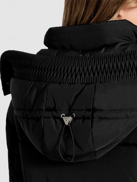 Jacket Woman Black Guess Jacket Woman Black Guess