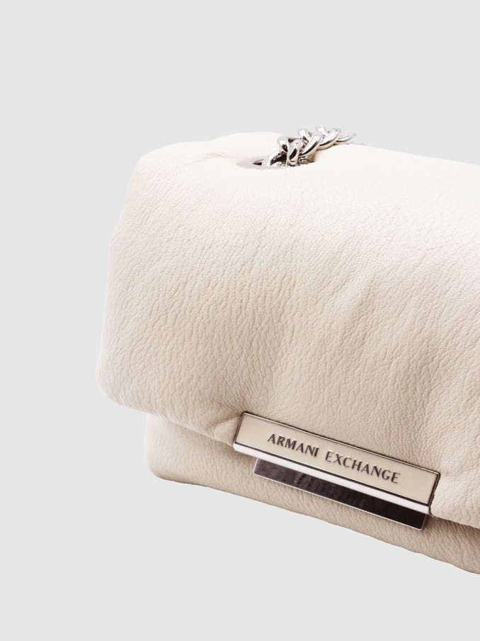 Shoulder Bags Woman Cream Armani Exchange