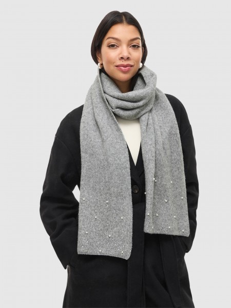 Scarves Woman Grey Vila Scarves Woman Grey Vila