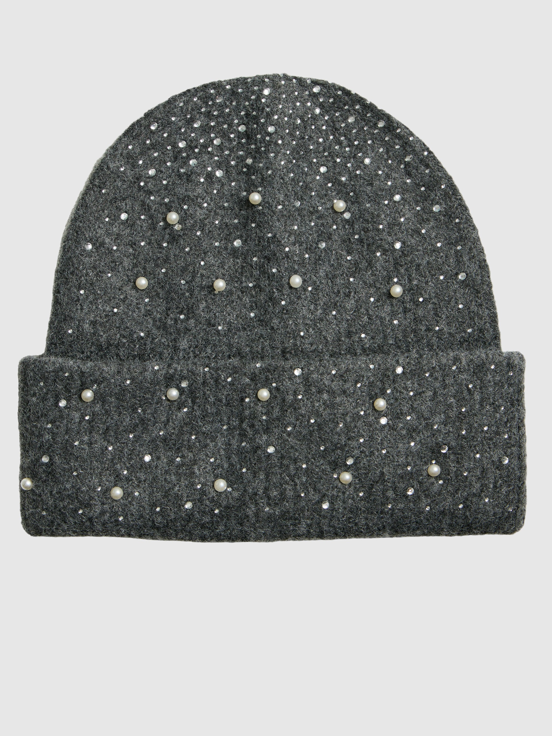 Beanie Woman Grey Vila