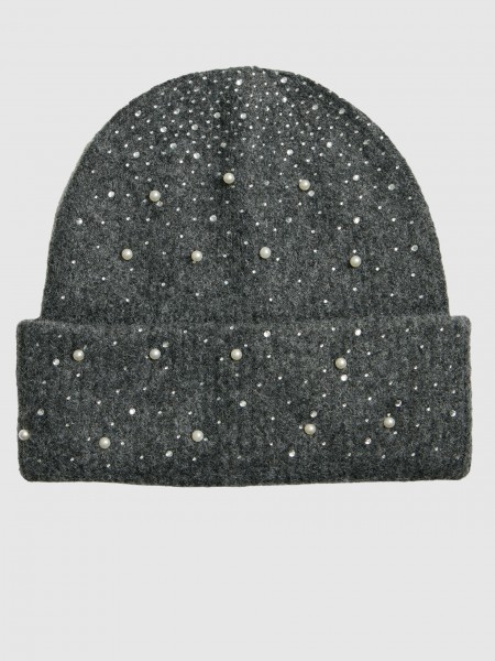 Beanie Woman Grey Vila