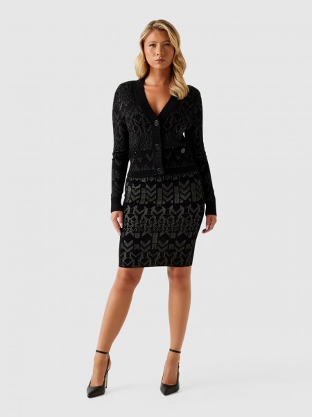 Chaqueta Mujer Negro Marciano