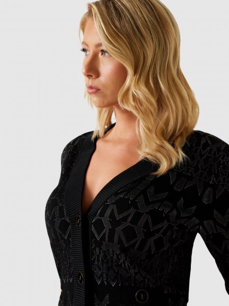 Chaqueta Mujer Negro Marciano