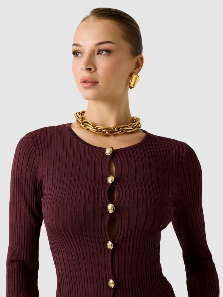 Blusa Mujer Burdeos Marciano