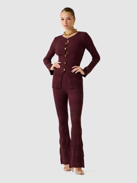 Blusa Mujer Burdeos Marciano