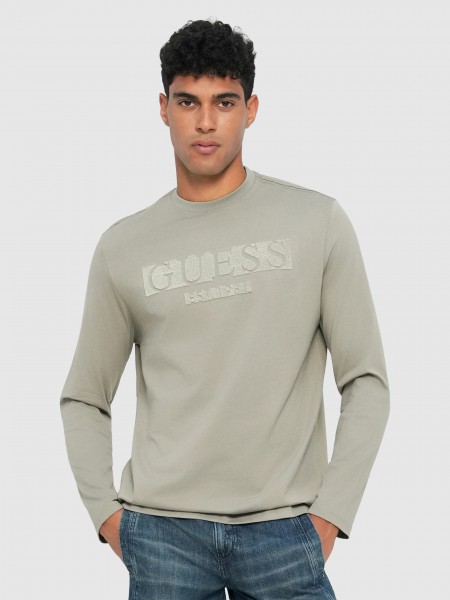 Sueter Hombre Verde Guess