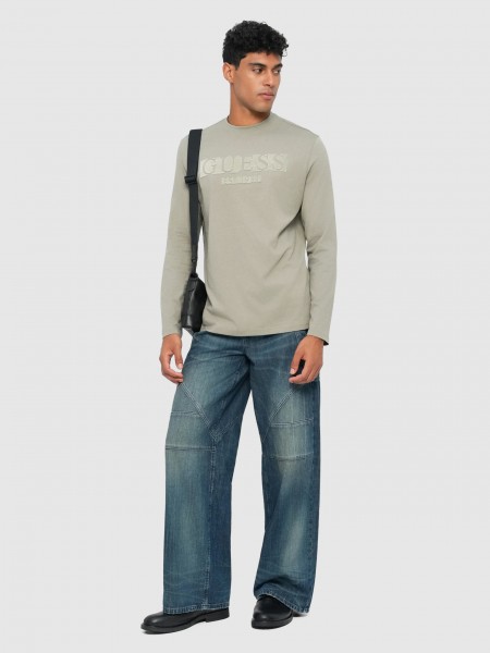 Sueter Hombre Verde Guess