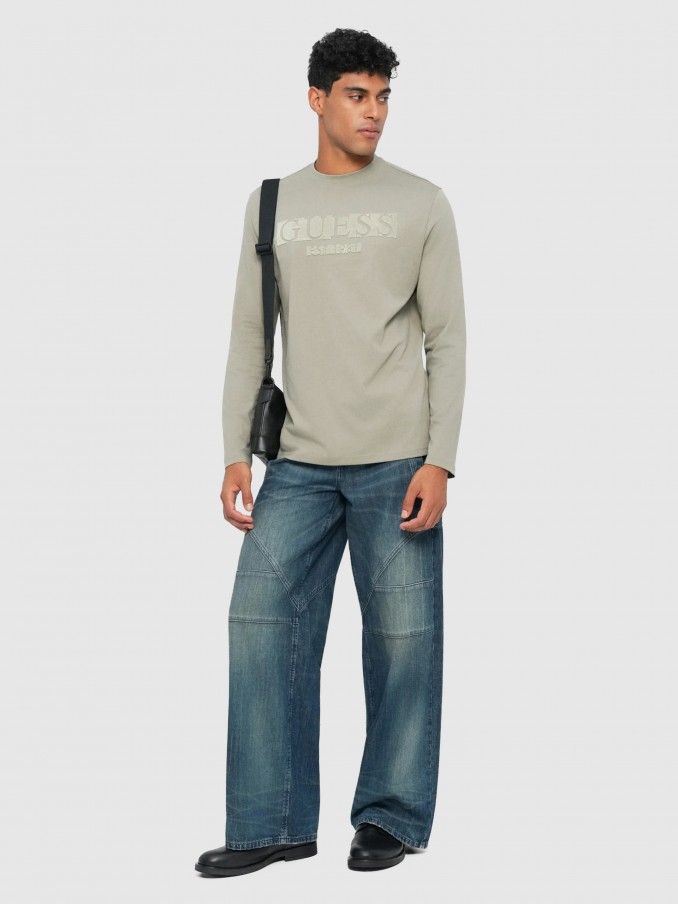 Sueter Hombre Verde Guess