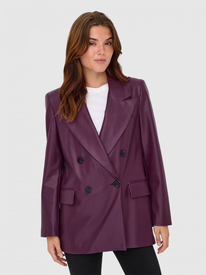 Blazer Woman Bordeaux Only