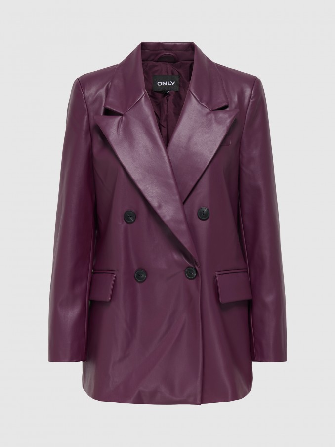 Blazer Woman Bordeaux Only