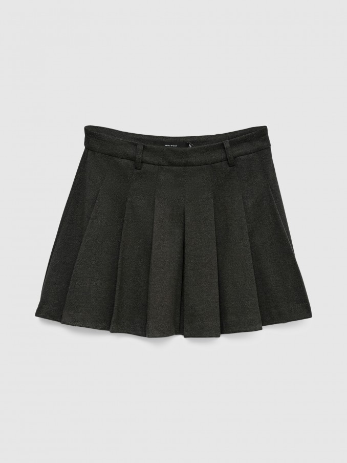 Falda Mujer Gris Vero Moda