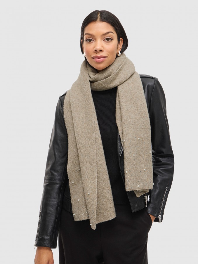 Bufandas Mujer Beige Vila