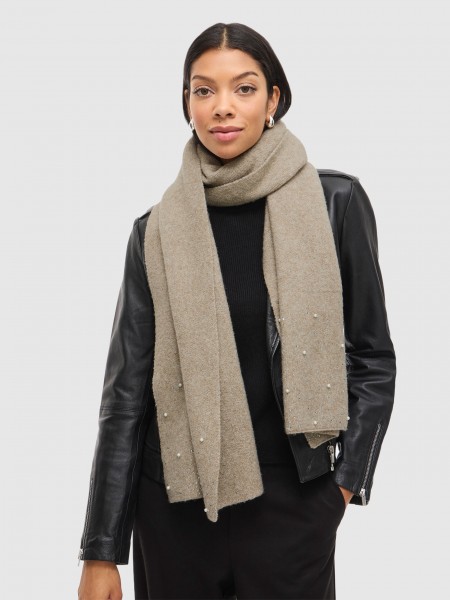 Bufandas Mujer Beige Vila