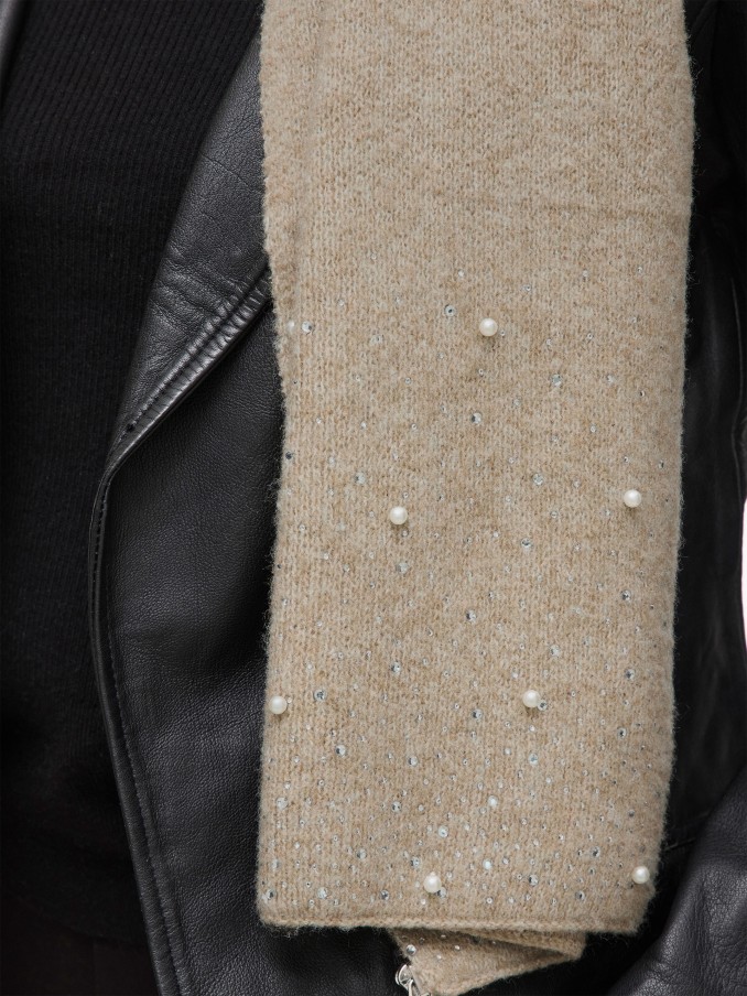 Scarves Woman Beige Vila