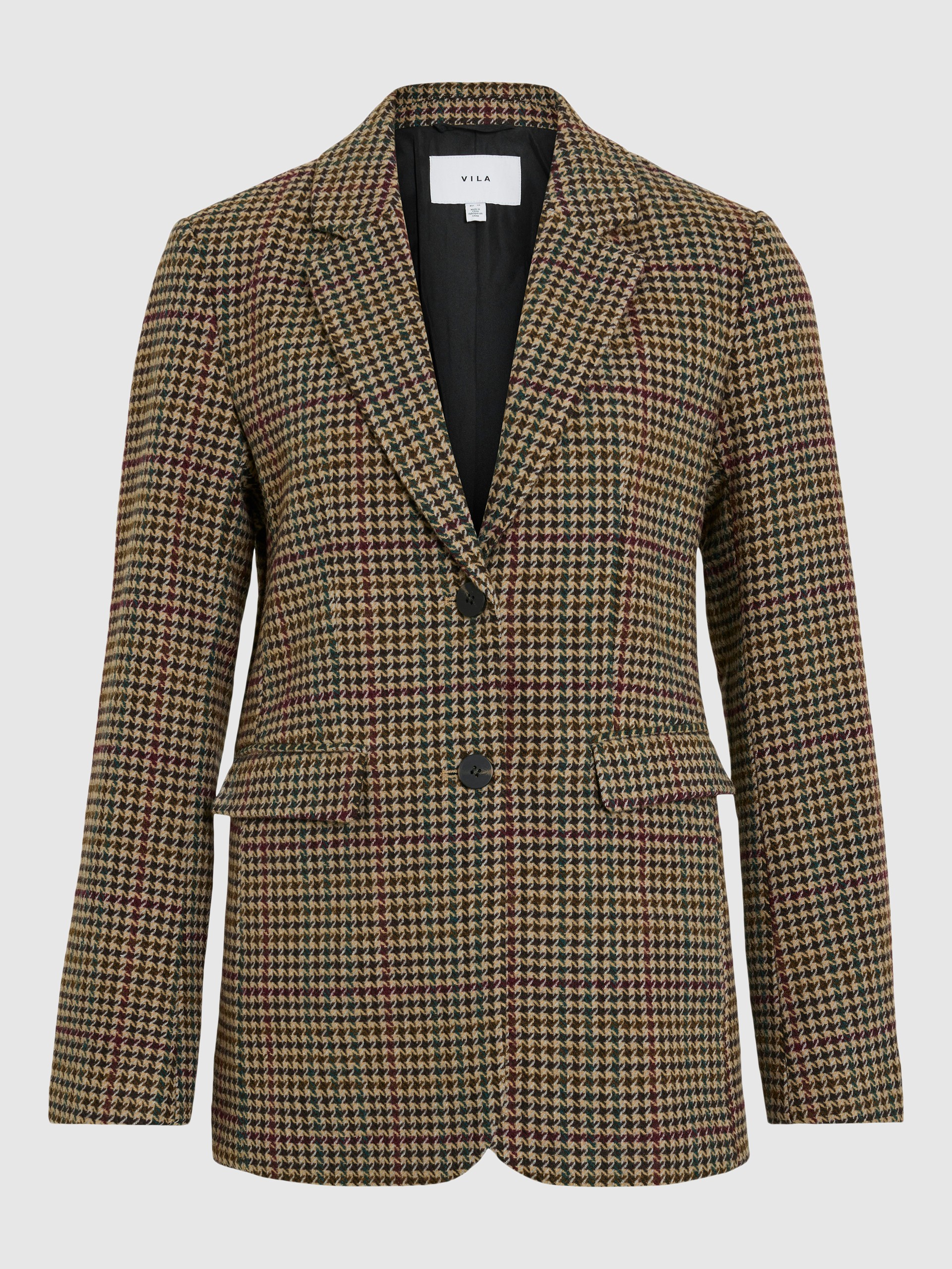 Blazer Mujer Marrón Vila