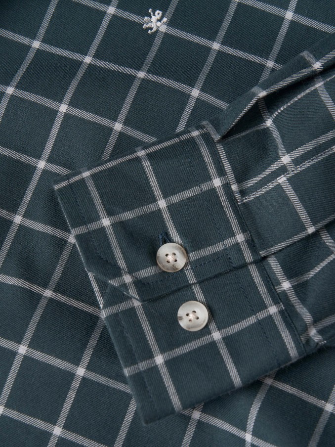 Camisa Hombre Verde Lion Of Porches