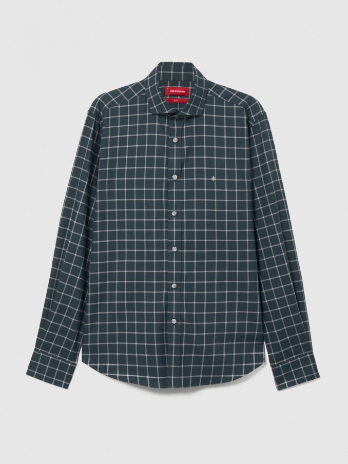 Camisa Hombre Verde Lion Of Porches