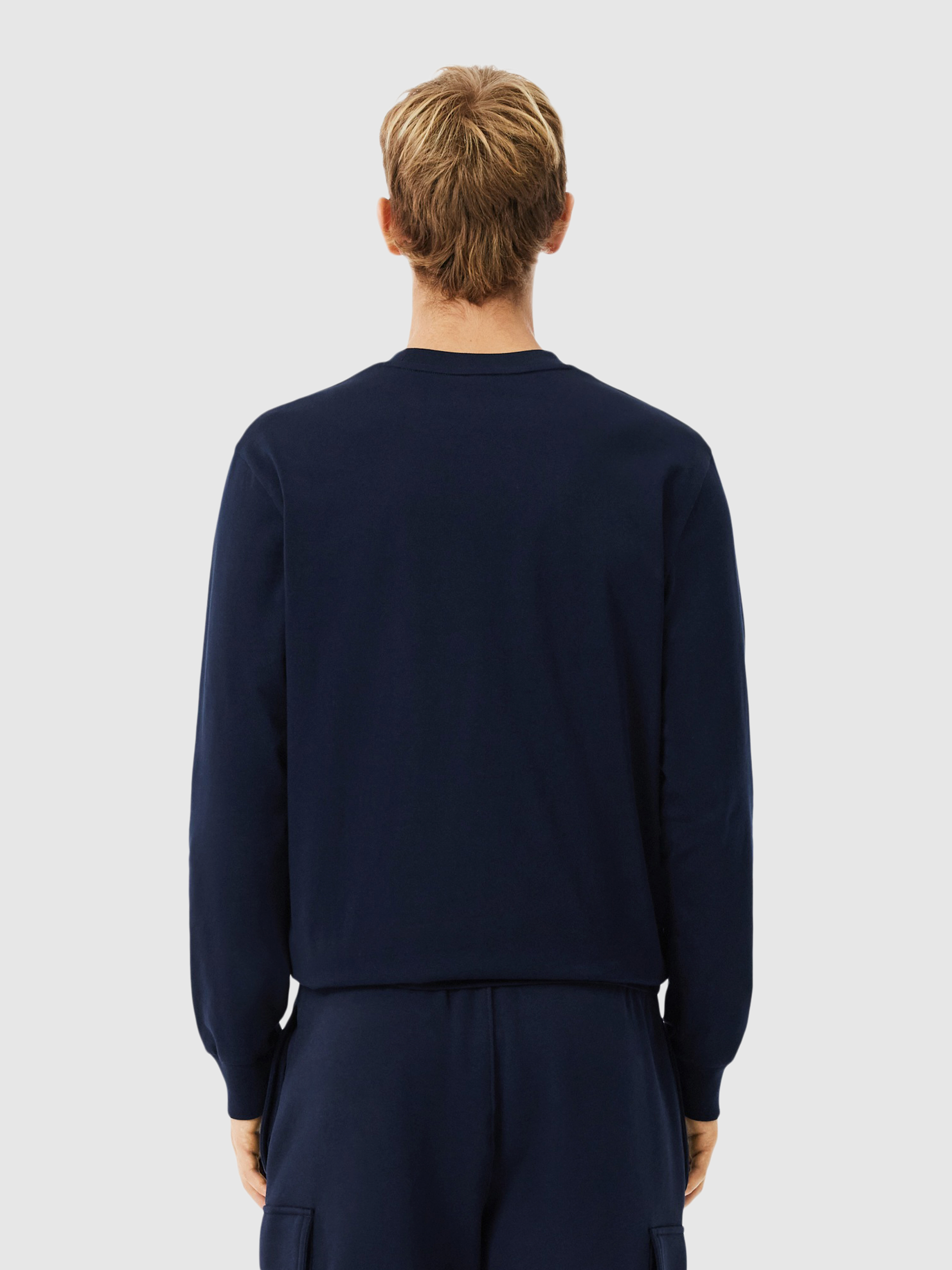 Sueter Hombre Azul Marino Lacoste