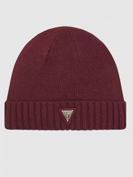 Gorro Mujer Burdeos Guess Underwear