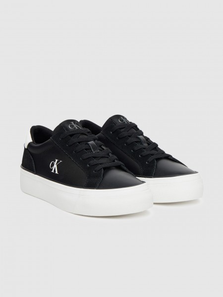 Tenis Mujer Negro Calvin Klein