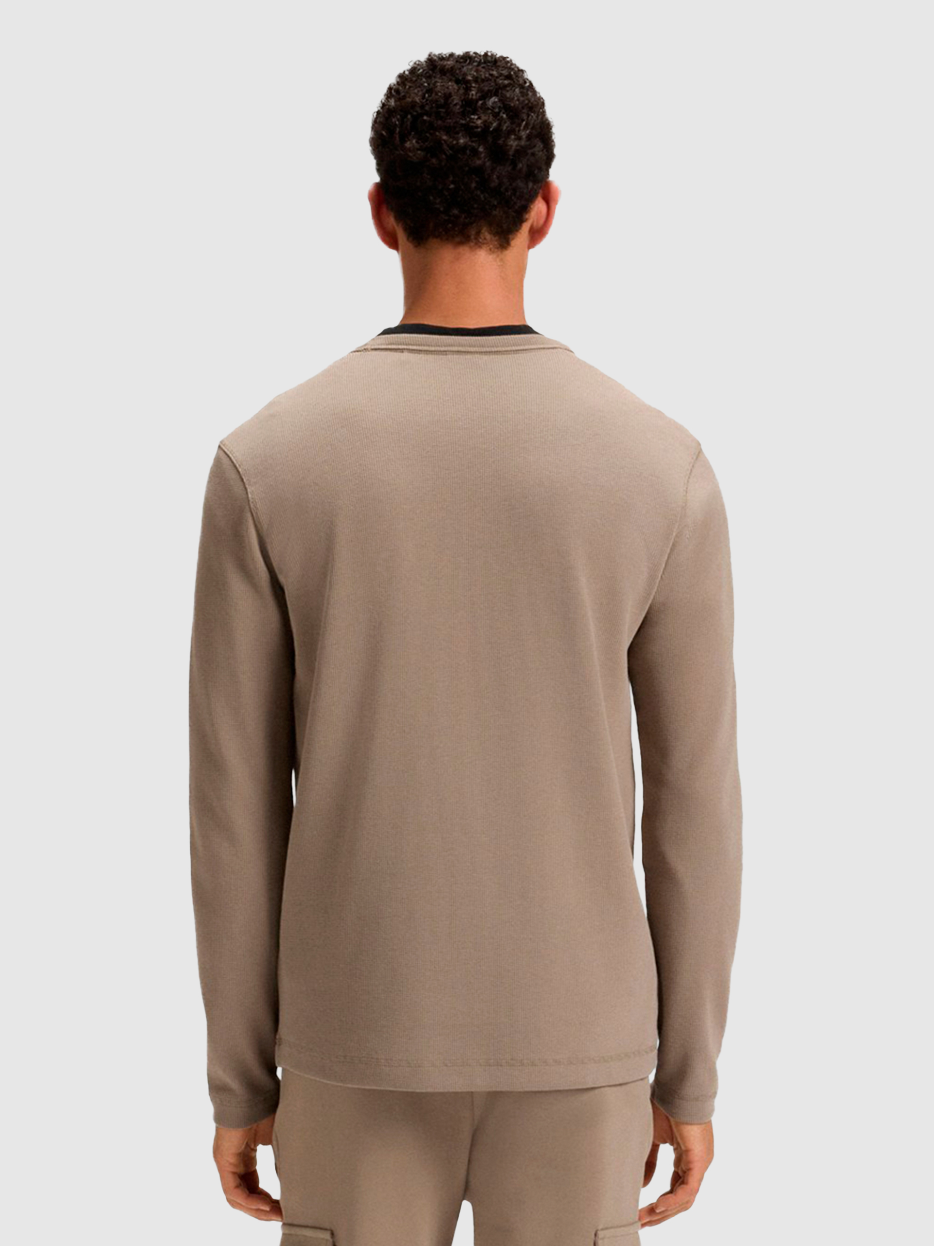 Sueter Hombre Verde Boss Orange