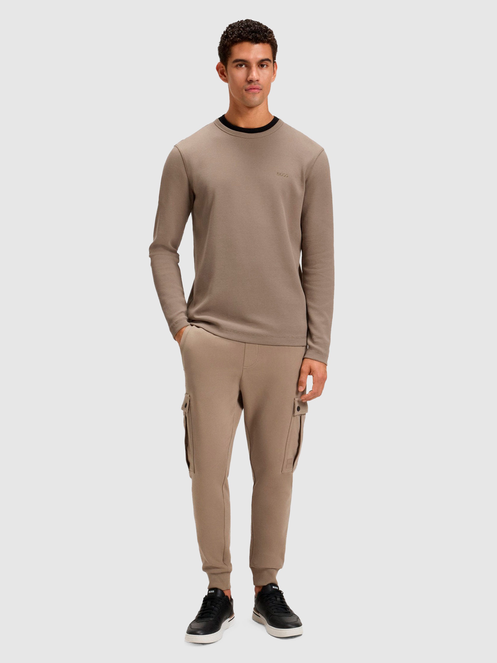 Sueter Hombre Verde Boss Orange