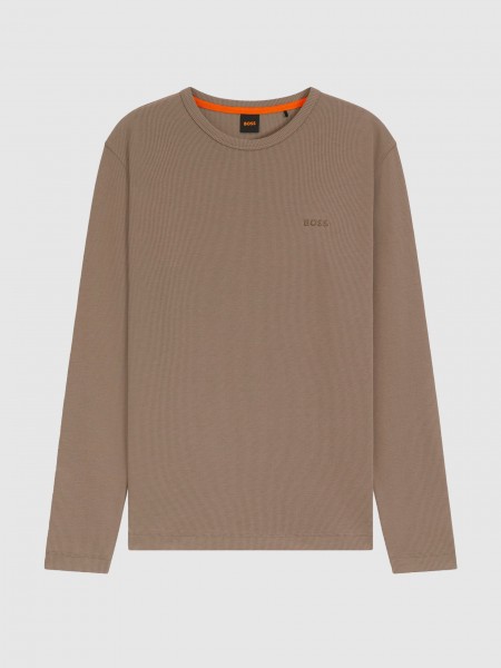 Sueter Hombre Verde Boss Orange