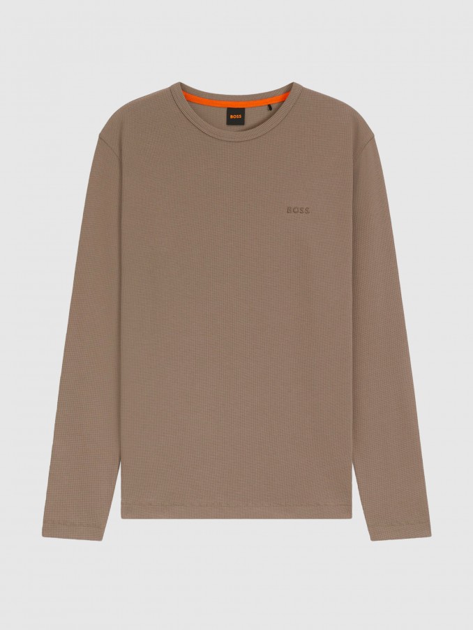 Pullover Man Green Boss Orange