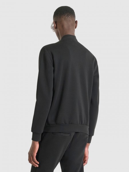 Coat Man Black Antony Morato Coat Man Black Antony Morato