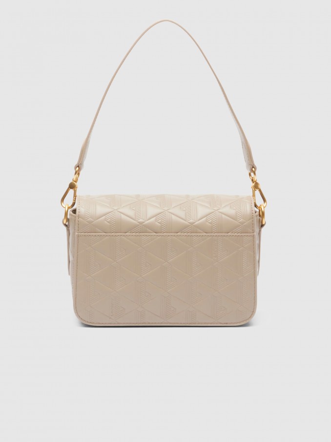 Shoulder Bags Woman Beige Lacoste