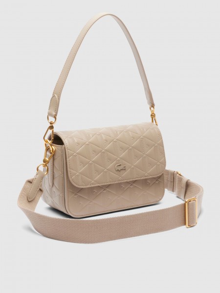 Shoulder Bags Woman Beige Lacoste Shoulder Bags Woman Beige Lacoste