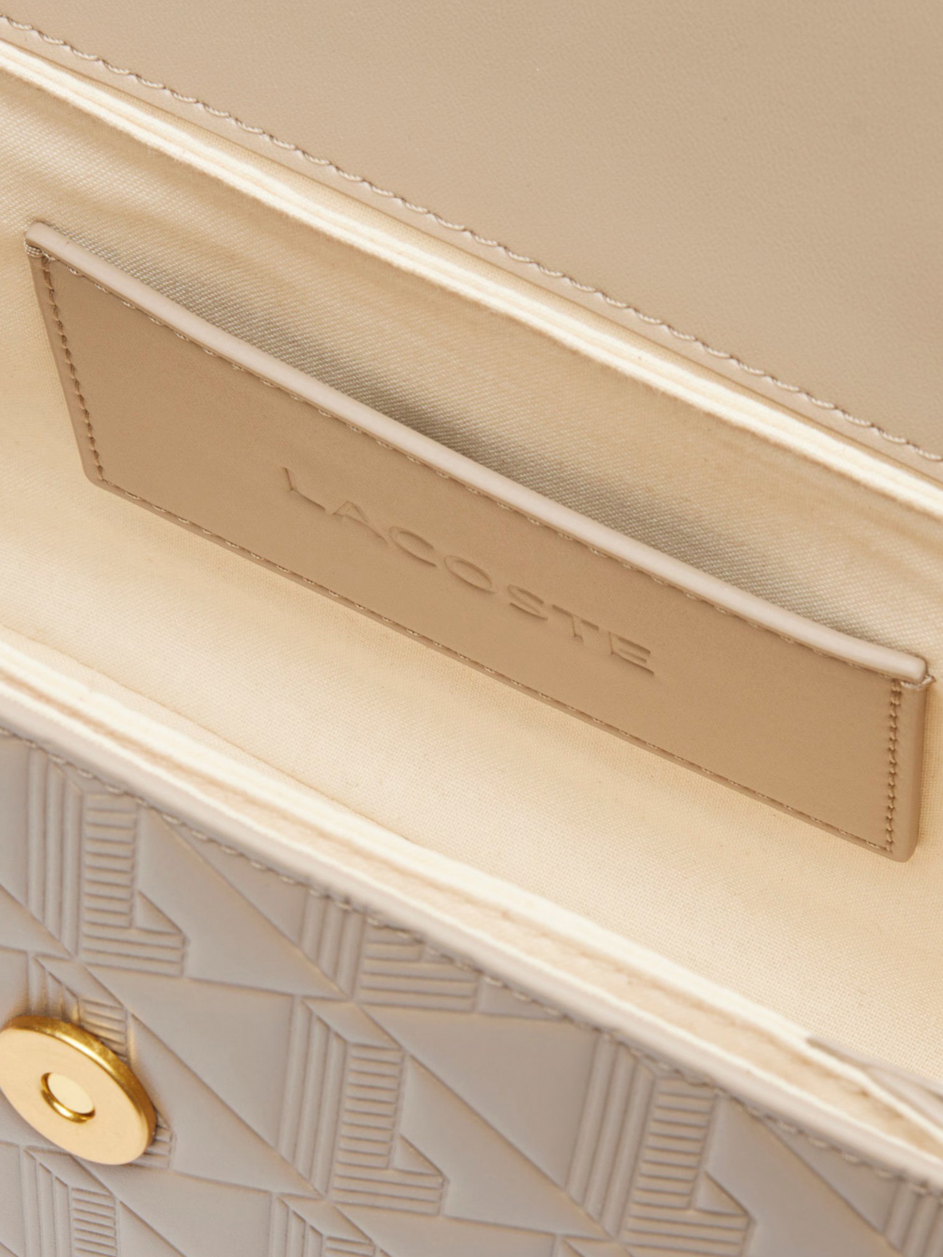 Shoulder Bags Woman Beige Lacoste